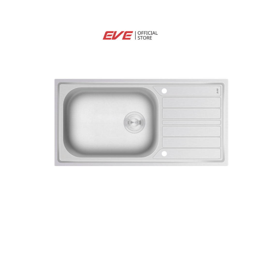 ซิงค์ฝัง 1 หลุม 1 ที่พัก EVE SAVO 1000/500 ขนาด 100 ซม. สแตนเลส_1